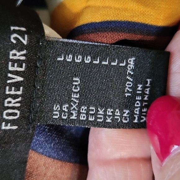 NWT Forever 21 Jumpsuit/Romper stripes Large - Picture 14 of 15